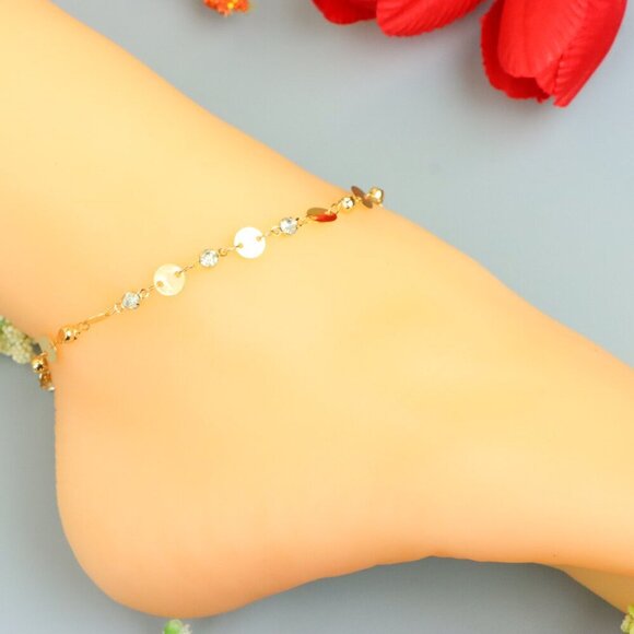 "Handmade Anklet – A Stylish Choice for Women, Thoughtful Gift Idea, EVCH1643 - Picture 4 of 10